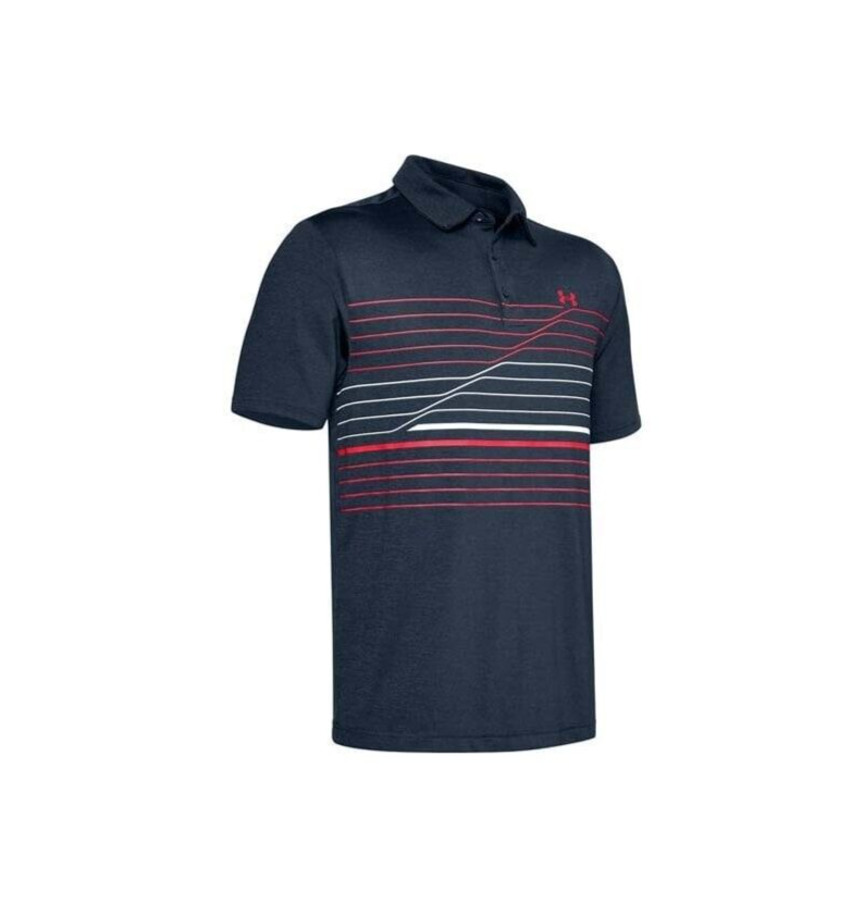 Golf Polo Under Armour Red White And Blue Shirt UNDER ARMOUR THE