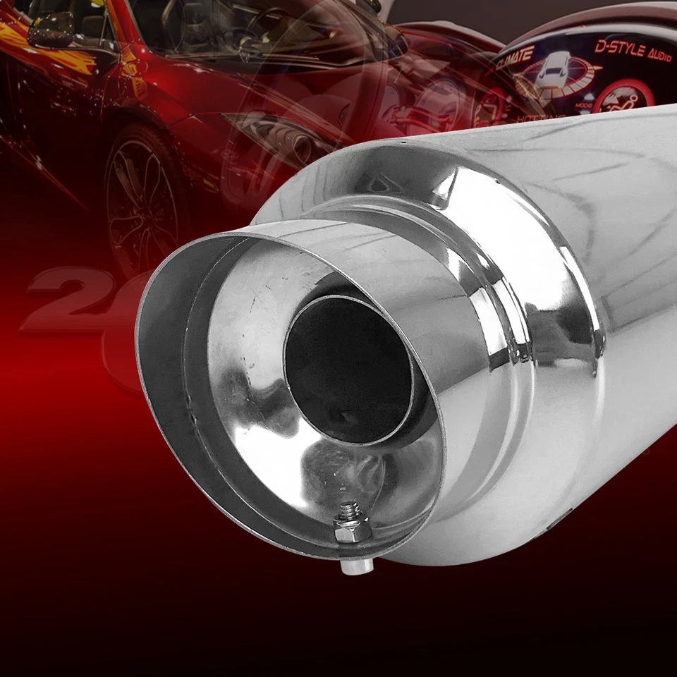 SILENCIADOR ESCAPE ACERO INOXIDABLE AGOTADO PARA FORD GMC HONDA INFINITI JEEP Foto 3 de 4