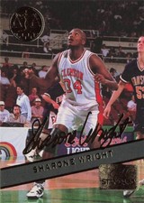 Sharone Wright Rookie Signature Rookies Gold Standard '94 Basketball Card #GS16 