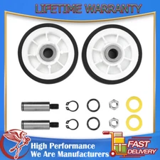 2 PACK Dryer Roller Wheel Drum Support Kits for Maytag12001541 AP4008534 303373K