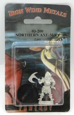 Ral Partha 03-200 Northern Axe-Man Player Character Barbarian Warrior Fighter