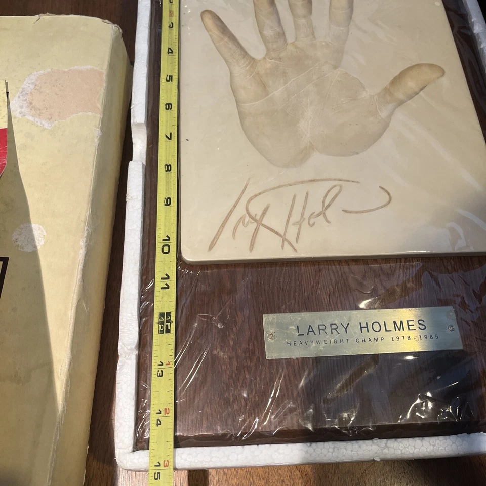 NUEVO LARRY HOLMES Auténtico Impresión a Mano en Placa de 10 IN X 16 IN La Serie Boxeo Foto 4 de 4