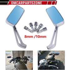 Motorcycle Rearview Side Mirrors For Harley Street Glide FLHX Touring Honda USA