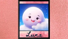 Nursery Customizable PDF Print Moon Themed