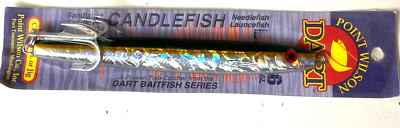 SALT WATER FISHING LURE,CANDLEFISH 6 OUNCE OZ,POINT WILSON DART,NEEDLEFISH,DEEP
