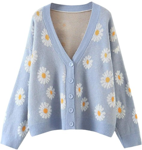 flower long cardigan