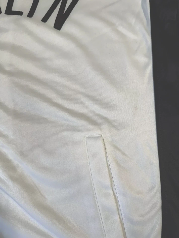 Chaqueta del equipo de la NBA Brooklyn Nets Majestic para hombre talla LT Foto 4 de 4