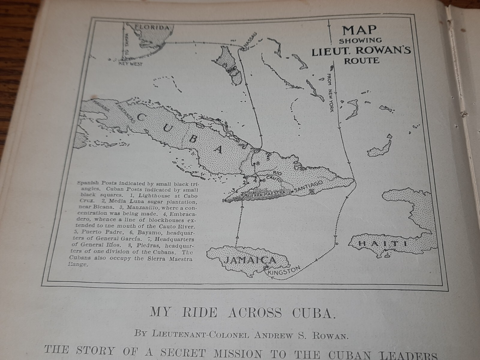 Midsummer Nights Trip Railroad Story Rowan Ride Across Cuba Dana's Civil War