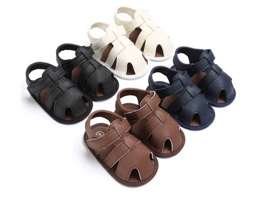 Toddler PreWalker Summer Sandals Newborn Baby Boy Soft Sole Crib