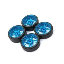 27mm Drift Tire Tyre Metal Wheel Rim For Wltoys 284131 K969 Mini-Z 1/28 RC Car 