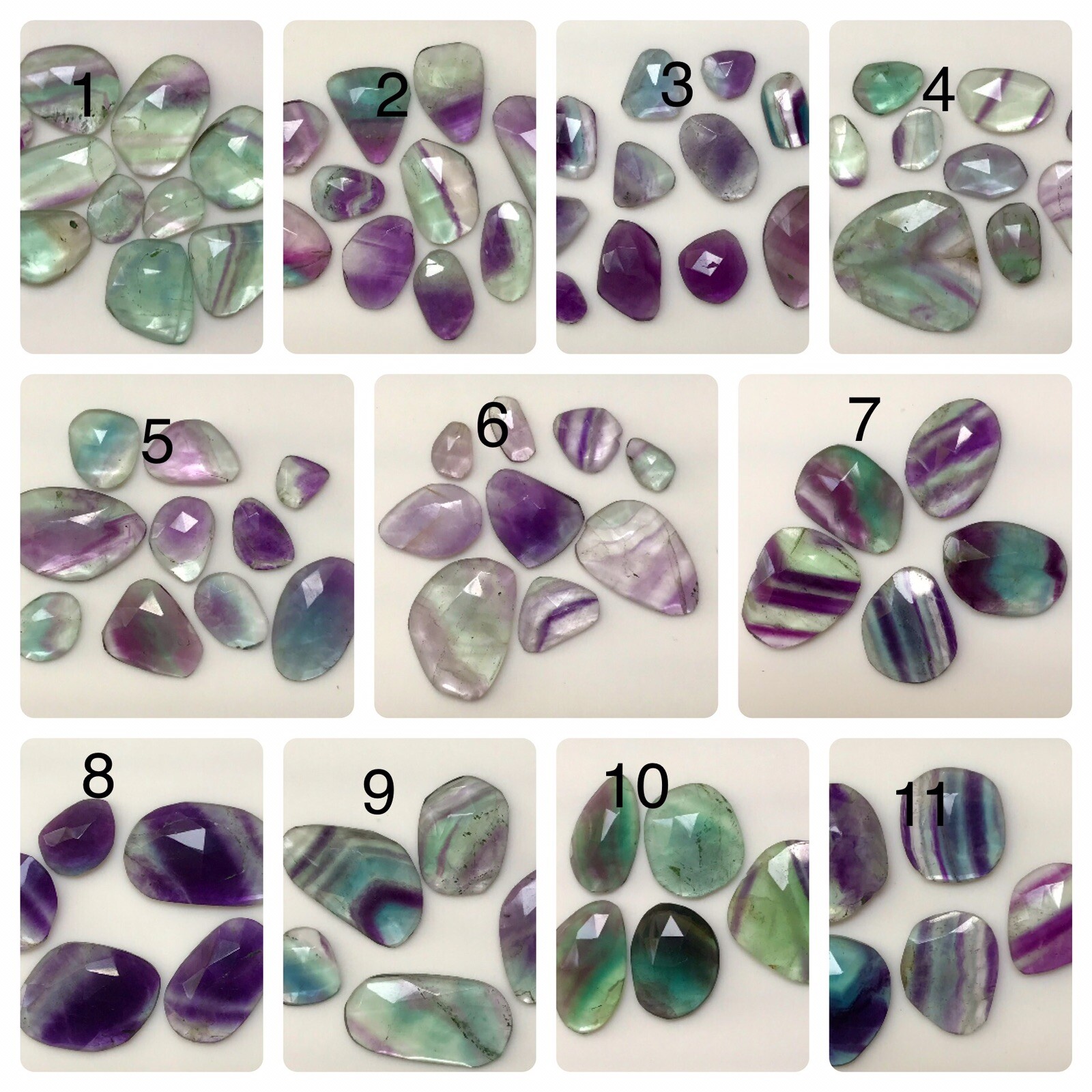 rainbow fluorite ring