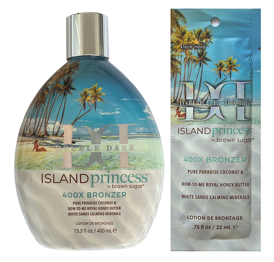 TAN INCORPORATED Tan Inc Brown Sugar Double Dark ISLAND PRINCESS Coconut & Honey Butter Bronzer