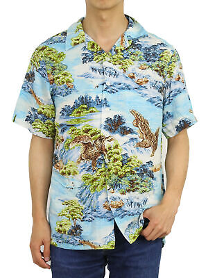 Polo Ralph Lauren Short Sleeve Aloha Floral Hawaiian Shirt -- Asian Scene |  eBay