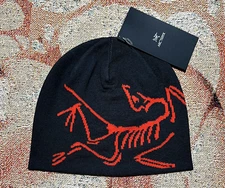 Arc'teryx Lightweight Bird Head Toque Beanie Black Dynasty Brand New