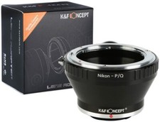 K F Concept Lens Mount Adapter for Nikon F AI Lens to Pentax Q PQ Mount Cameras