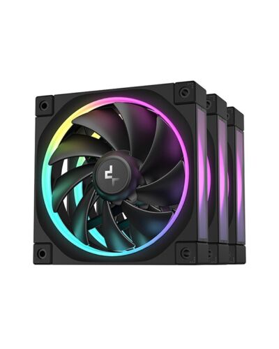 DeepCool FL12 3 IN 1 120mm Unique Addressable RGB Fan - Picture 1 of 11