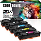 Toner 5XL do HP 203X CF540X Color Laserjet Pro MFP M254 M281fdn M254dw M281fdw