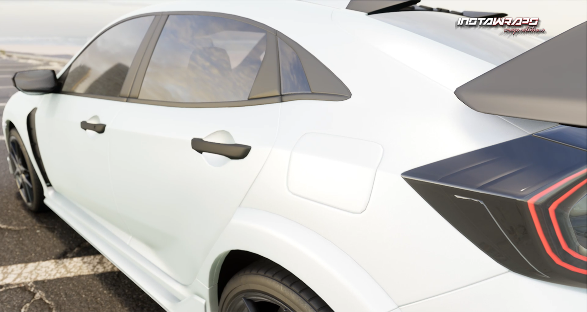 KPMF K75400 Matte Pacific Blue / White Starlight Vinyl Car Wrap