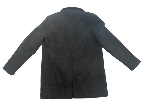 Kenneth Cole Men's Gray Pea Coat Size Medium - Picture 2 of 2