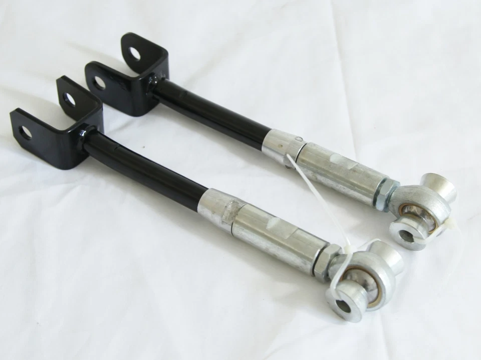 Para 02-08 Nissan 350Z Touring cupé 2 puertas trasero ajustable Kits Camber NEGRO 02-06 G35 Foto 3 de 4