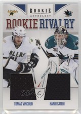 2011 Panini Rookie Anthology Rivalry Materials Harri Sateri Tomas Vincour 08jr