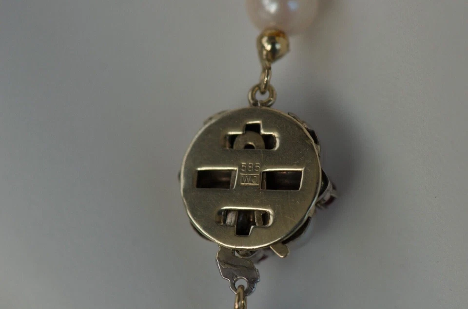 Korallen Kette echte Rote Korallen Perlen 42 - 48 cm ca. 43 gr. - Bild 3 von 3