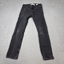 Levis 511 Jeans Boys Sz 16 Black Slim Fit Stretch Denim Zip Fly Classic 5 Pocket