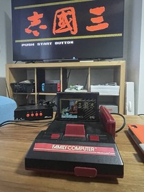 NES Nintendo Famicom Black Console AV / USB Power Supply Ver.  JAPAN Rare