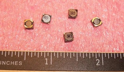 QTY (100) SCDS-4D28-3R3M CHILISIN 3.3uH SMD SHIELDED POWER INDUCTORS 4.7x4.7mm