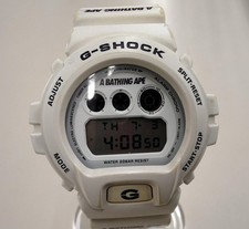 Casio G-SHOCK DW-6900 A Bathing Ape BAPE Collaboration White Japan Watch