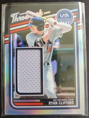 Ryan Clifford 2026 Panini Stars & Stripes USA Game-Worn Throwback Jersey USA