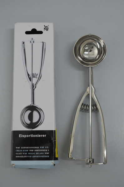WMF Gourmet Eisportionierer Cromargan Edelstahl 18/10 21 Cm Auswerfer - Neu-image