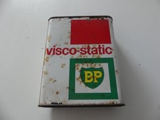 Vintage BP Visco-Static Ölkanister Blechdose Oldtimer Petroliana Deko