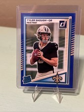 2025 Panini Donruss Rated Rookie Tyler Shough #304 Press Proof Blue (RC)