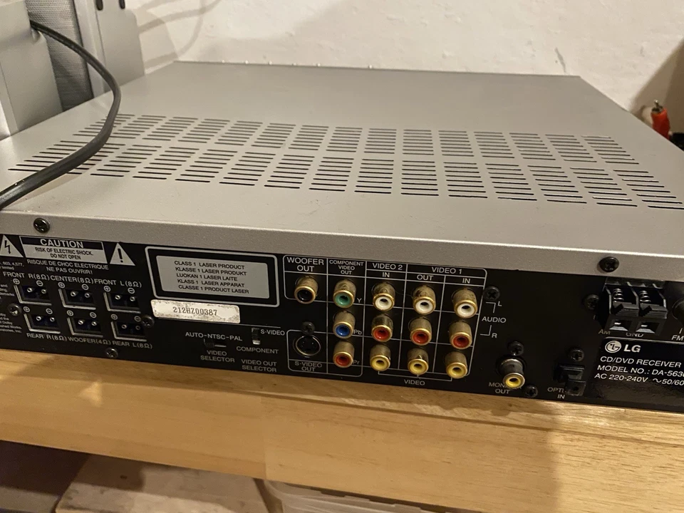 LG DA-5630AD DVD CD Receiver Player Dolby Digital 4x Lautsprecher - Bild 3 von 4