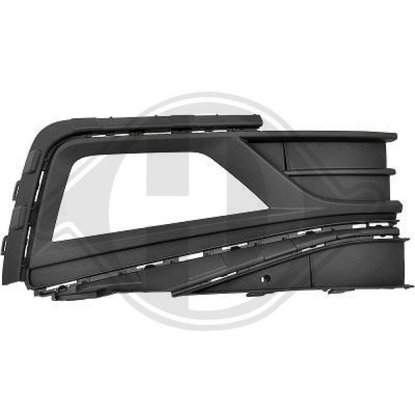1X LüFtungsgitter StoßFäNger Diederichs 2209646 FüR VW Rechts-image