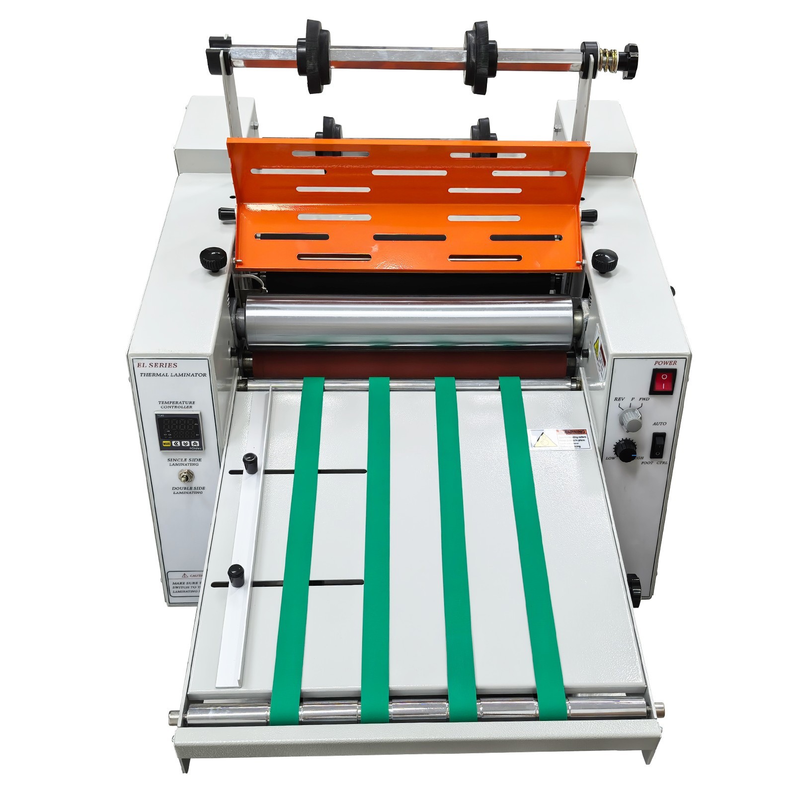 13'' Electric Steel Roller Thermal Laminator Single&Double Sided Laminating 110V
