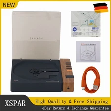 R300 Wooden Black CD Player Bluetooth Player Support for CD/CD-R/CD-RW-Syitren