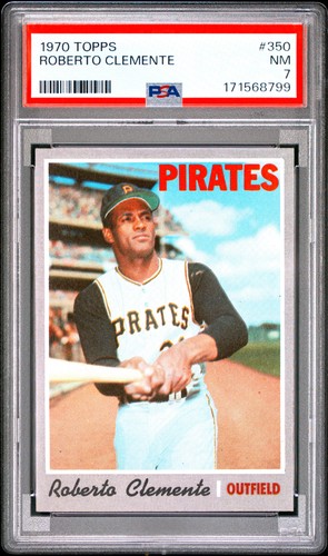1970 TOPPS #350 ROBERTO CLEMENTE PSA 7