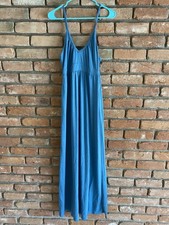 Old Navy Blue Empire Waist Long Sundress Size M