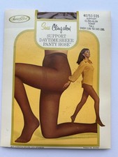 Vintage Sears Best Cling-alon Sheer Panty Hose Size Tall 135-165 Lbs Color Toast