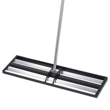 48 Lawn Leveling Rake with Roller Stainless S...