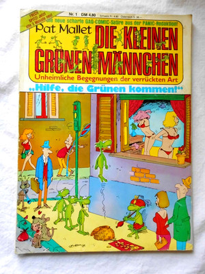 comic Pat Mallet Die kleinen grünen Männchen Condor Comic Album Nr. 1 (1983)
