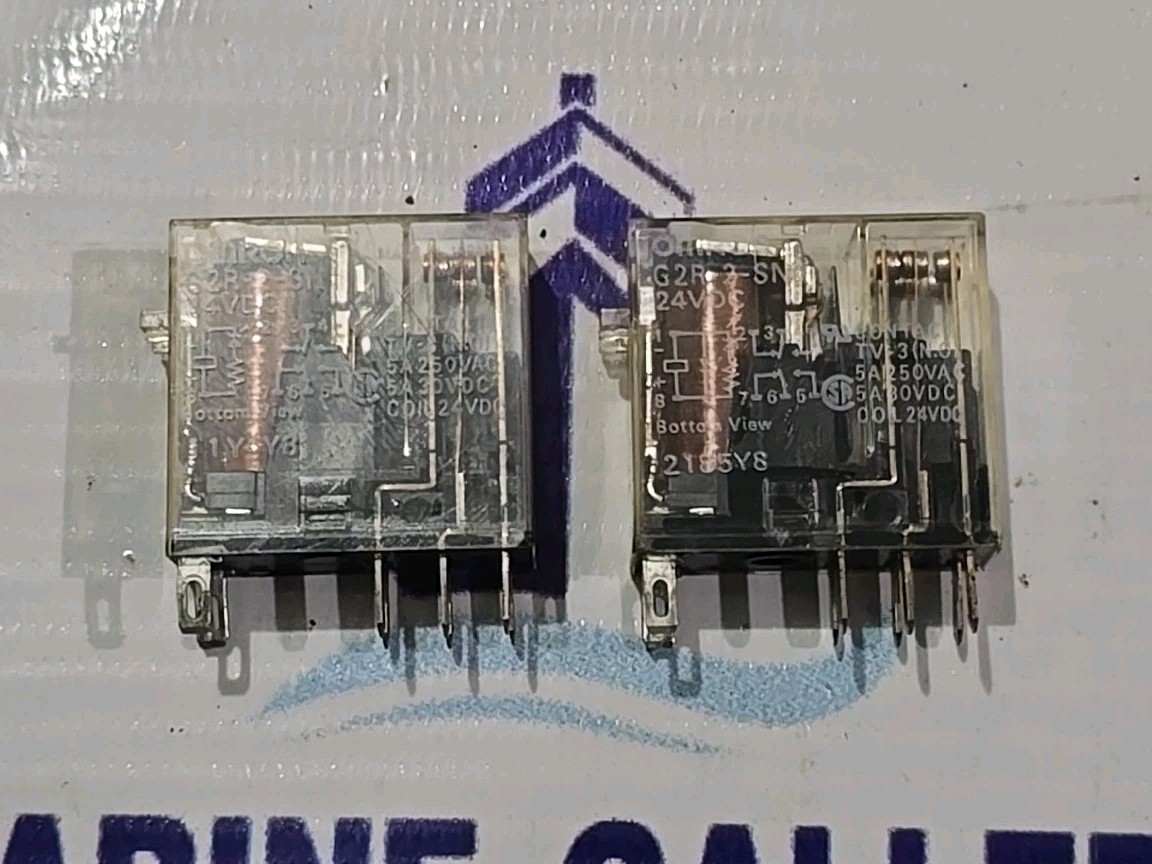 Omron G2R-2-SND Relay ( 2 Pcs ) 24VDC , Fastship Free Shipping