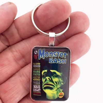 Monster Bash Mag. #54 Frankenstein's Monster Boris Karloff Necklace or Keychain