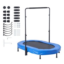Kids Trampoline, 56x36 inch Indoor Outdoor Trampoline, Foldable Mini Trampoline