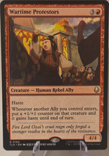 Wizards of the Coast MTG Wartime Protestors TLA 0160 Regular Rare EN Red 2025 3R