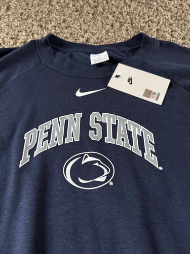 NEW Nike Penn State Nittany Lions Women's XL Blue Navy Long Sleeve Crew Neck - Picture 2 of 5