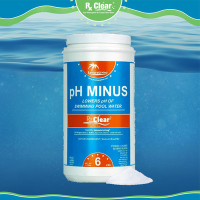 Rx Clear pH Minus Decreaser Sodium Bisulfate Swimming Pool Chemical - 6 lbs