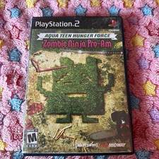 Aqua Teen Hunger Force Zombie Ninja Pro-Am - (PS2, 2007) *CIB w/ Reg Card*